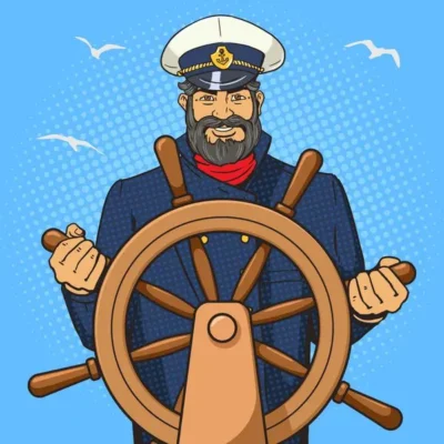 1250270-وکتور-پاپ-آرت-کاپیتان-و-فرمان-کشتی